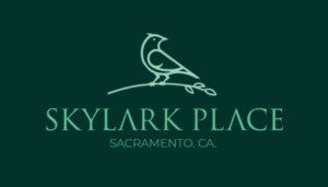 logo of apartment complex in carmichael